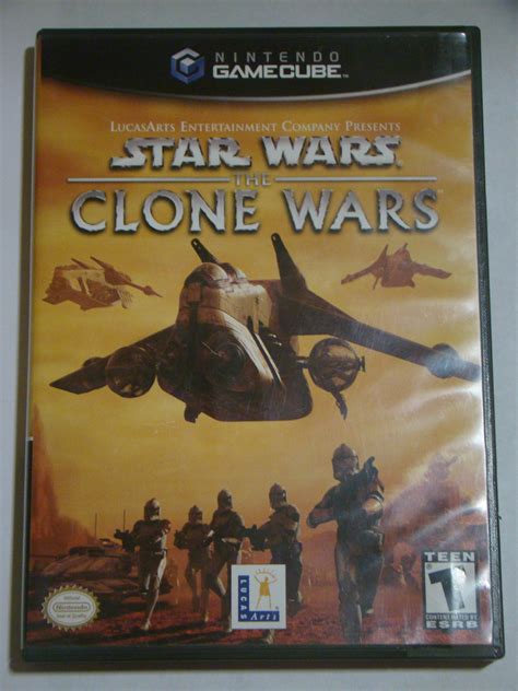 Nintendo GAMECUBE - STAR WARS THE CLONE WARS (Complete with Manual) - Video Games