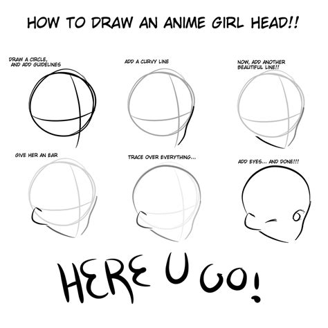 28+ Drawing Anime Head Step By Step Images