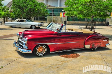 1951 Chevrolet Deluxe Convertible & 1963 Chevrolet Impala Convertible - Lowrider Magazine