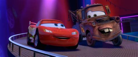 car uk new: Mater and Lightning McQueen - Cars 2 Character Wallpaper