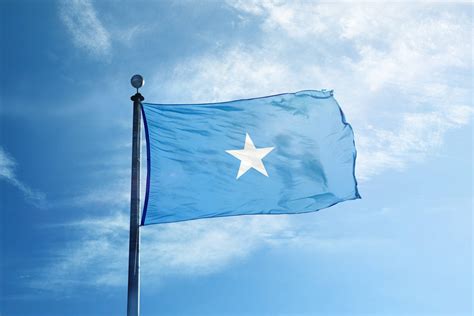 Download Somalia Flag In The Sky Wallpaper | Wallpapers.com