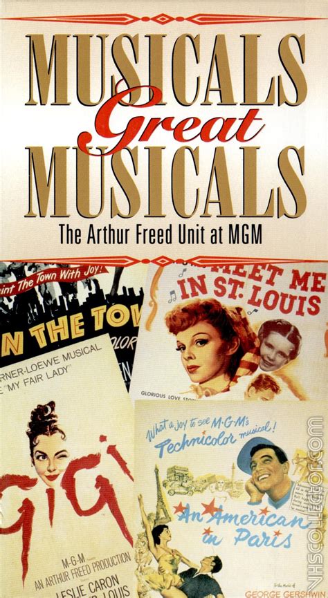 Musicals Great Musicals: The Arthur Freed Unit at MGM | VHSCollector.com