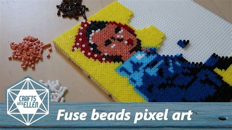 How to make pixel art with fuse beads | Tutorial - YouTube