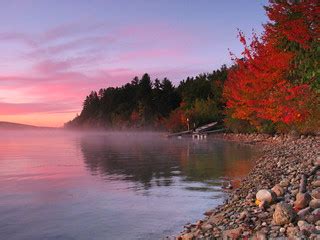 Silver Lake, Fall | Compare with winter version in pre-dawn … | Flickr