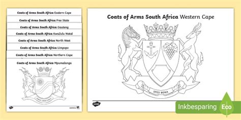 National Coat Of Arms Symbols | South Africa | Information