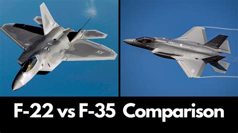 F22 Raptor Vs F35 Lightning II: In Depth Comparison