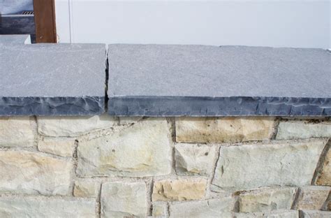 Black Limestone Wall Coping - Coolestone Stone Importers Suppliers Masonry Tyrone Northern Ireland