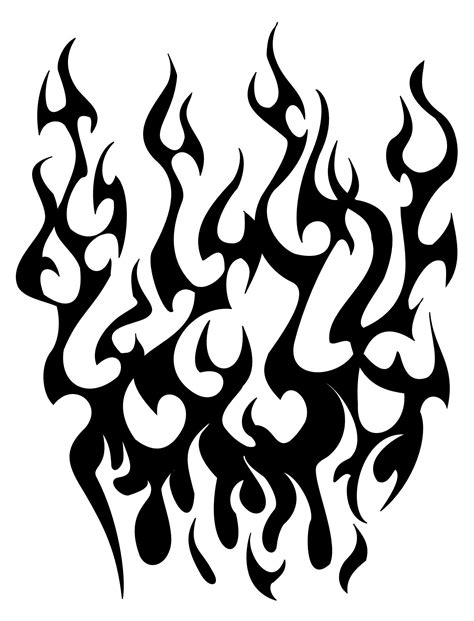 Tribal Flames Sleeve Tattoojpg | Tatuagens de chama, Desenhos tribais, Tatuagem de renascimento