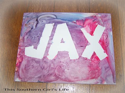 Southern Grace: {Masking Tape Canvas Art} Try-It Tuesday