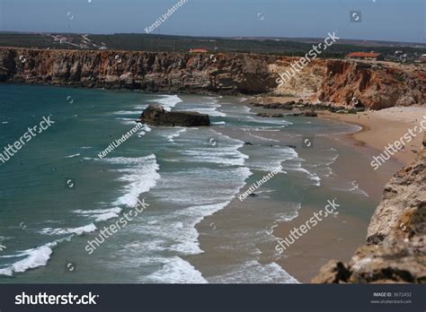 Windy Surfing Beach In Sagres, Portugal Stock Photo 3672432 : Shutterstock