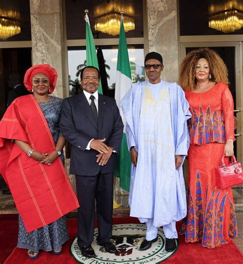 Photos: Paul Biya, wife arrive Nigeria - The Nation Nigeria