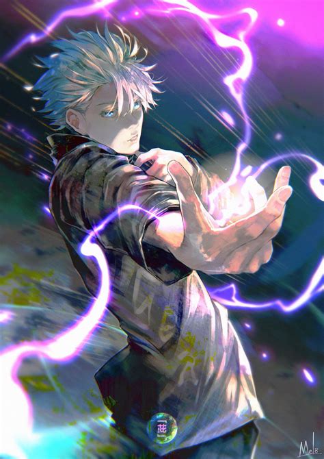 [ART] Gojo Satoru Hollow Purple (Jujutsu Kaisen) by 9baMelo : r/manga