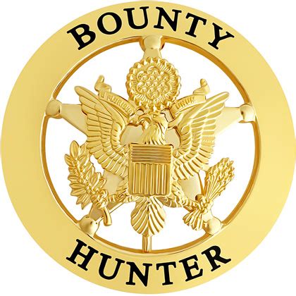 Bounty Hunter Round Badge - Agent Gear USA