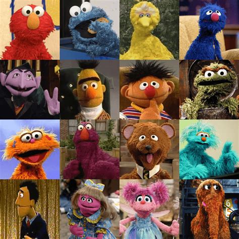 Sesame street characters - lomiapi