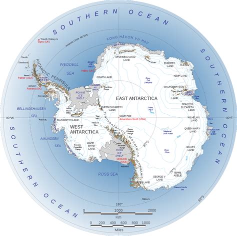 Antarctica Map and Satellite Imagery [Free]