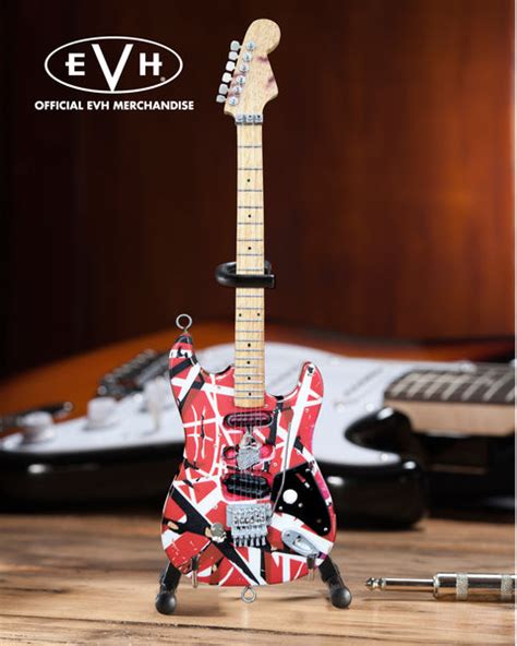 EVH "Frankenstein" Eddie Van Halen Mini Guitar Replica Collectible - O – AXE HEAVEN® STORE ...