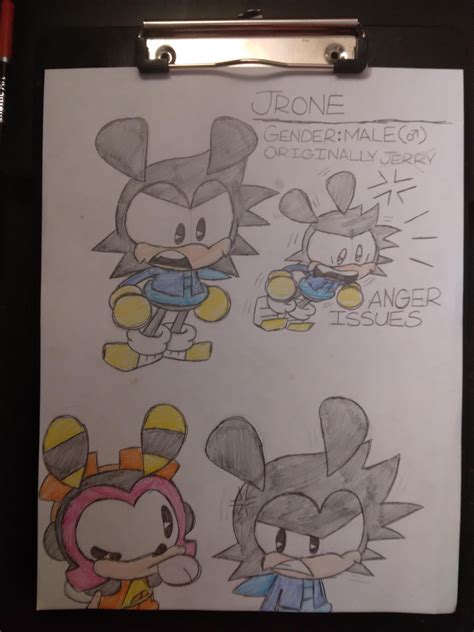 [BY ME] Sketches of Jrone the Flying Ant + Sketches of Mighty the Armadillo : r/SonicTheHedgehog