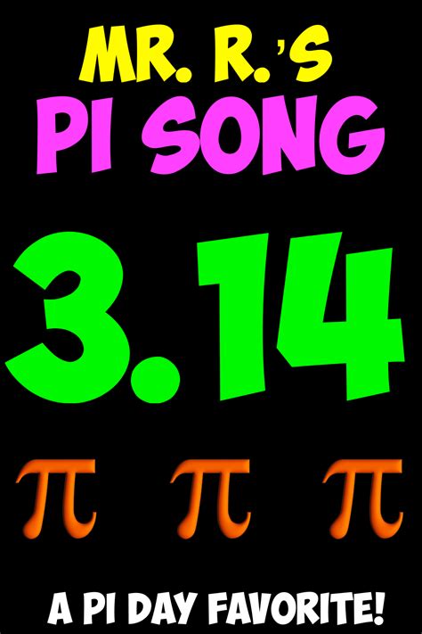 Pi Song (a fun one for Pi Day!) | Pi song, Fun songs, Songs