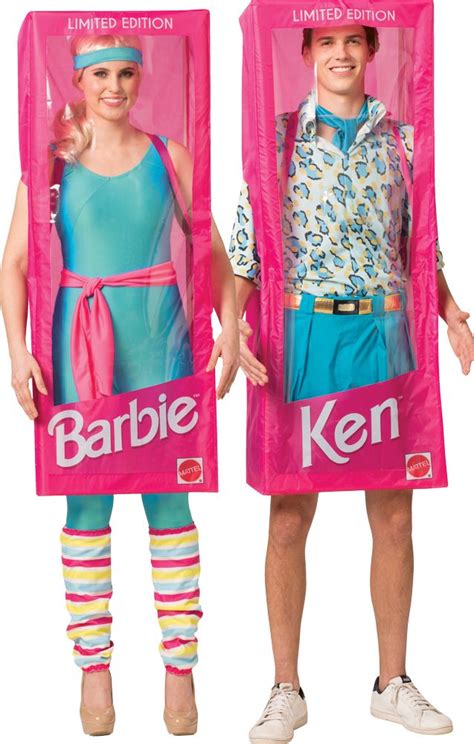 Barbie Box & Ken Box Couples Costume | Couples costumes, Barbie costume, Barbie and ken costume