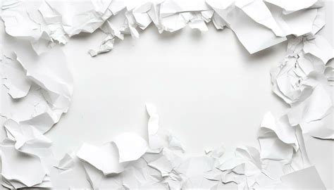 white paper ripped message background isolated on white background ...