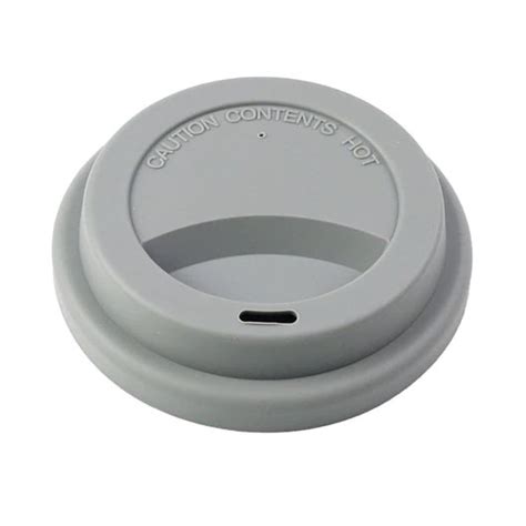 Travel Mug Lid 92mm Gray - The Ceramic Shop