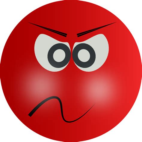 Angry Red Face Clip Art at Clker.com - vector clip art online, royalty free & public domain