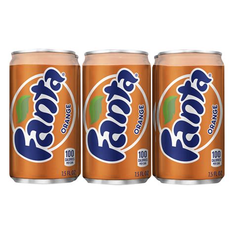 Save on Fanta Orange Soda Mini Cans - 6 pk Order Online Delivery | Giant