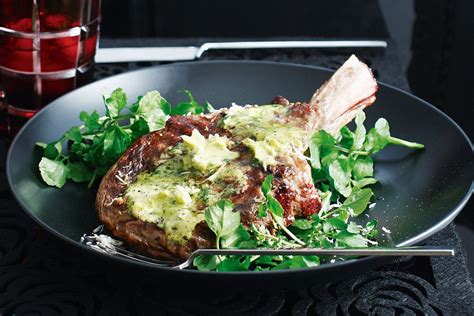 Rib-eye steaks with wasabi butter - Recipes - delicious.com.au