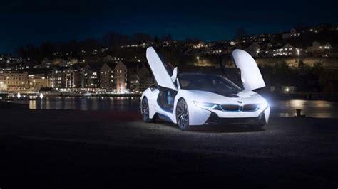 White BMW I8 Concept HD Wallpaper - WallpaperFX