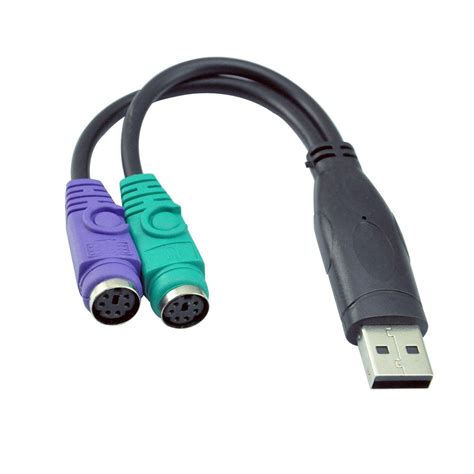 UCEC USB to Dual ps2 Mouse Keyboard Converter Adapter Cable - Walmart.com - Walmart.com