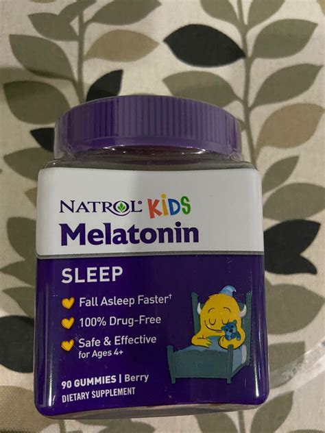 Melatonin for kids, Health & Nutrition, Health Supplements, Vitamins & Supplements on Carousell