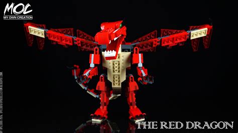 Opelouis's Toys Collection: (LEGO MOC) THE RED DRAGON. (from creator 31032)