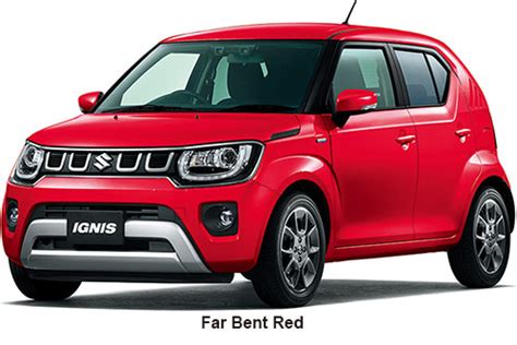 New Suzuki Ignis Body color photo, Exterior colour picture, colors image