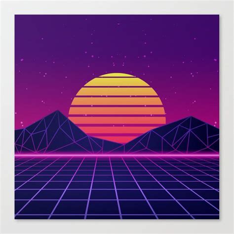 Pin on Synthwave Art Print by EDMproject