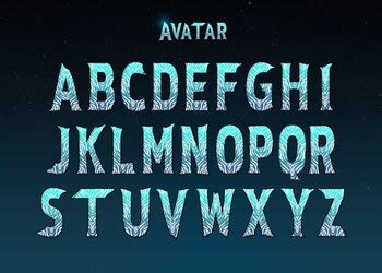 Avatar Font by NPNaay | TPT