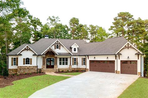 One-Story Country Craftsman House Plan with Screened Porch - 24392TW ...