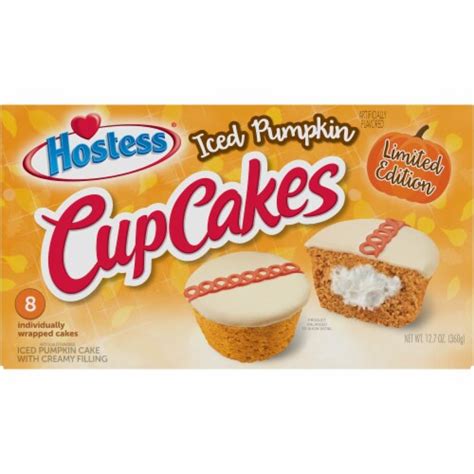 Hostess® Iced Pumpkin Cupcakes, 8 ct / 12.7 oz - Harris Teeter