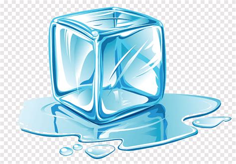 Ice cube illustration, Ice cube Melting, Cartoon blue ice cubes ...