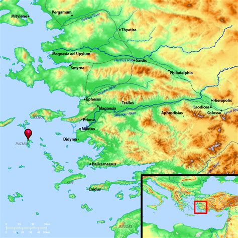 Bible Map: Patmos