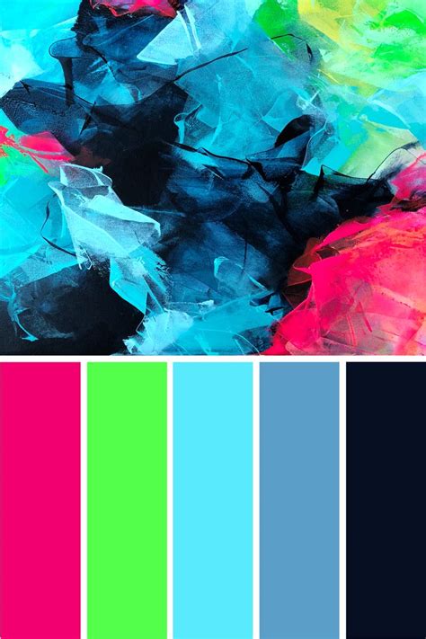 Vibrant Colour Palette | Bright color palette inspiration, Neon colour palette, Color palette bright