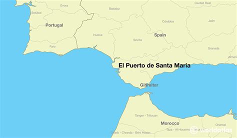 Where is El Puerto de Santa Maria, Spain? / El Puerto de Santa Maria, Andalusia Map - WorldAtlas.com