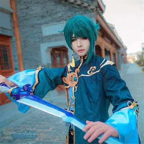 Xingqiu from Genshin Impact Halloween Cosplay Costume CC0218 - XL in 2022 | Cosplay costumes ...