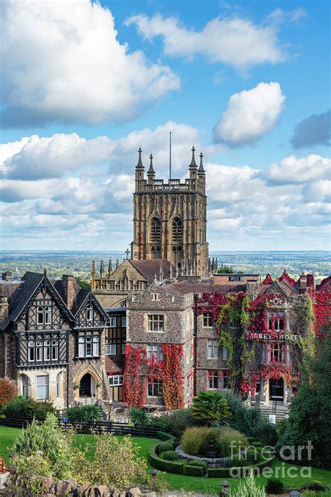 Great Malvern Priory and Abbey Hotel in the Fall Photograph by Tim Gainey - Fine Art America