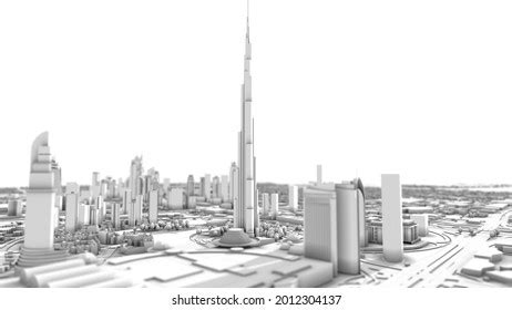 Rendered Dubai City Map Royalty-Free Images, Stock Photos & Pictures | Shutterstock