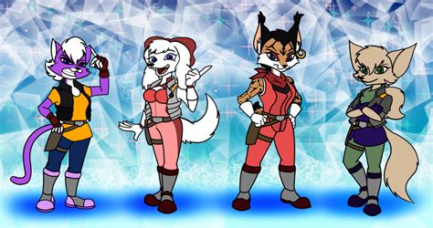 The Star Fox Ladies - Classic Edition by Gathion on DeviantArt