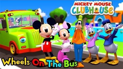 Mickey Mouse Clubhouse Wheels On The Bus | Nursery Rhymes and Kids Song | Binggo Channel ...