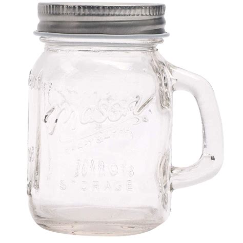 24 Pack Ball Mason Jars 4 oz with Lids and Handles Clear Canning Glass ...