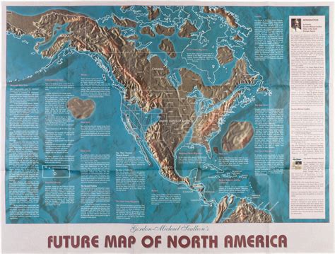 Gordon-Michael Scallion’s Future Map of North America - Rare & Antique Maps