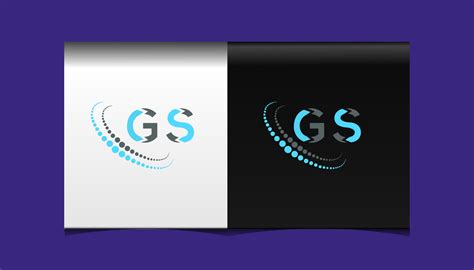 GS letter logo creative design. GS unique design. 15630066 Vector Art ...