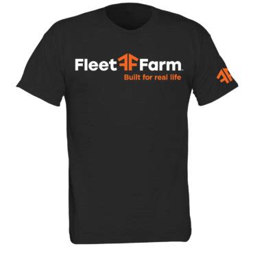 Fleet Farm Men's Black FF Short Sleeve Logo T-Shirt by Fleet Farm at ...